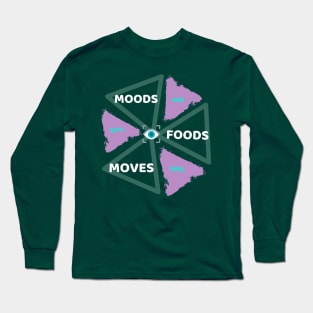 MOODS FOODS MOVES Long Sleeve T-Shirt